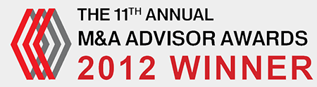 2012 Winner, 11th Annual M&A Advisor Awards